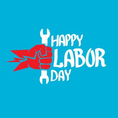 ABD İşçi Bayramı vektör arka plan.