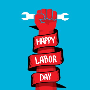 ABD İşçi Bayramı vektör arka plan.