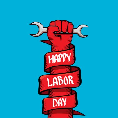 ABD İşçi Bayramı vektör arka plan.
