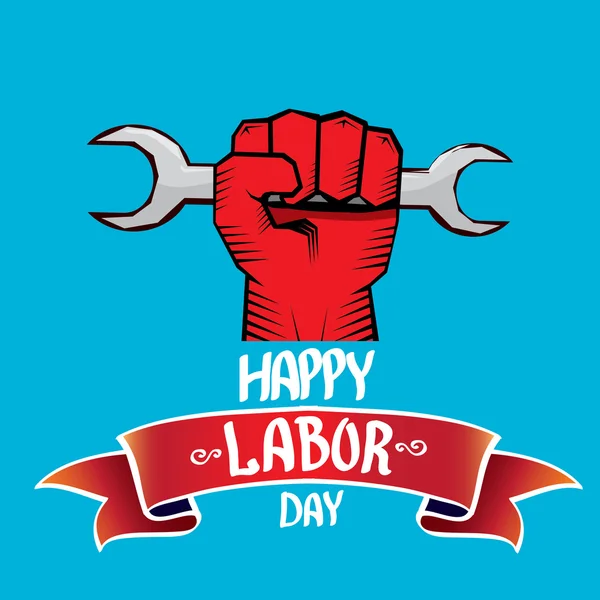 Usa Labor Day Vektor Hintergrund. — Stockvektor