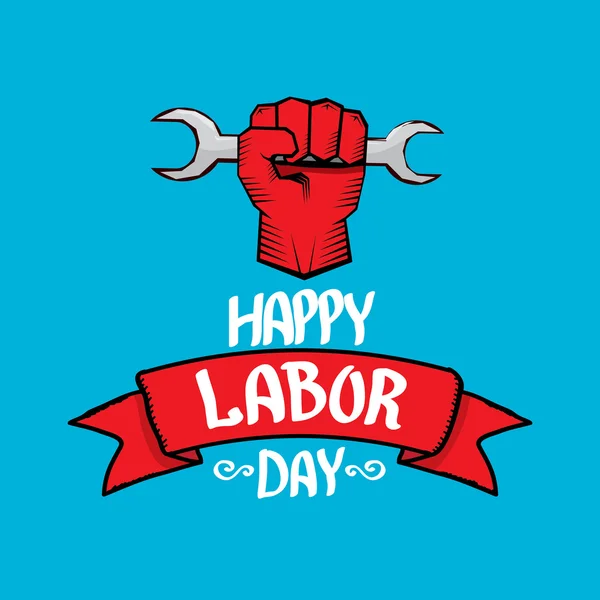 Usa labor day vector background. — Stock Vector