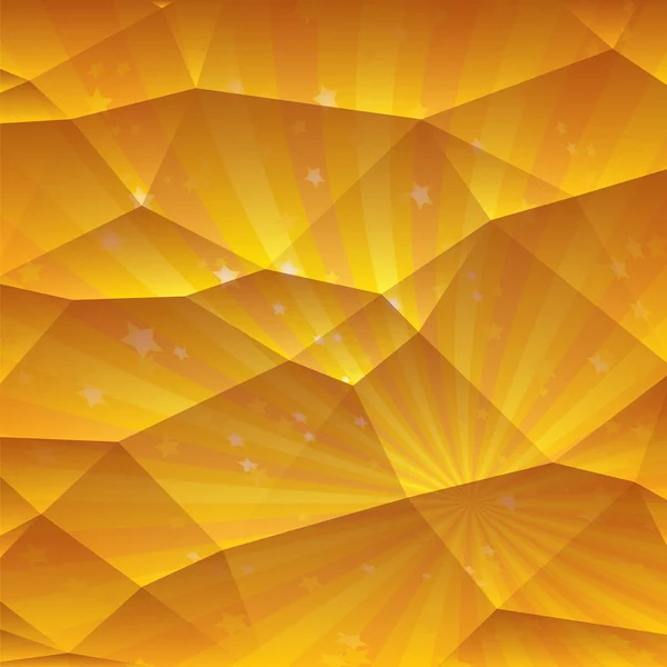 抽象的 3d 几何橙色背景 — 图库矢量图片