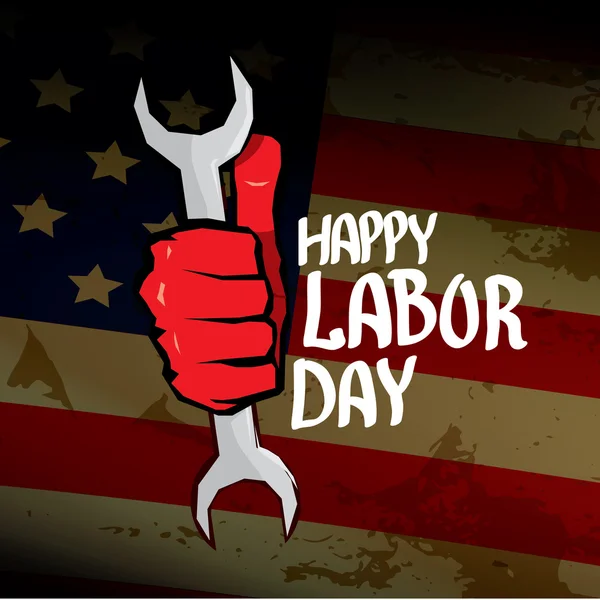 ABD İşçi Bayramı vektör arka plan.