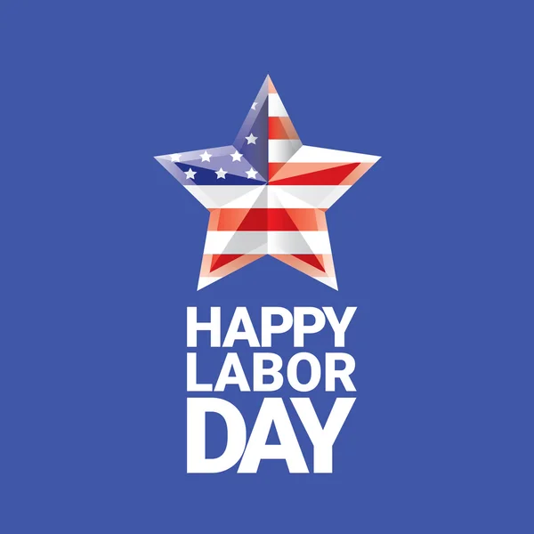 USA Labor day vector background. — Stock Vector