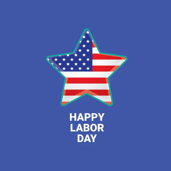 USA Labor day vector background. — Stock Vector