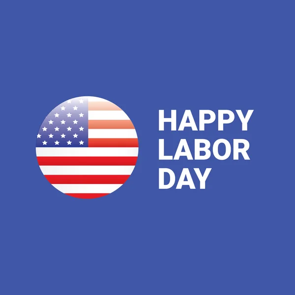 USA Labor day vector background. — Stock Vector
