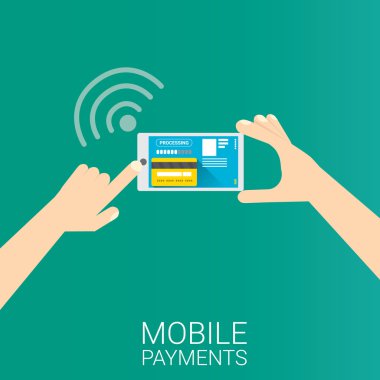 Mobil ödeme işlenmesi Flsmartphone