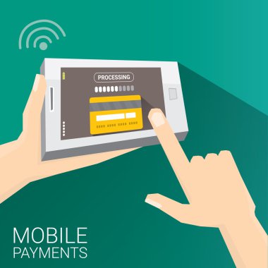 Mobil ödeme işlenmesi Flsmartphone