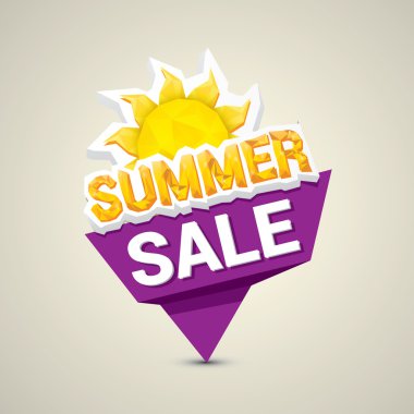 vektör yaz satış etiket veya etiket