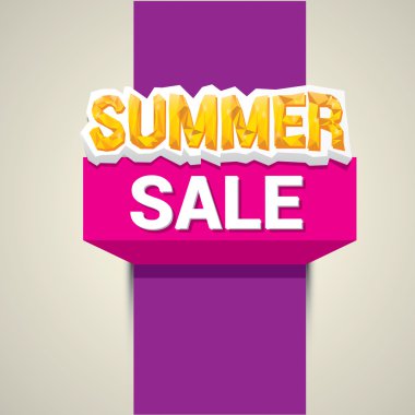 vektör yaz satış etiket veya etiket