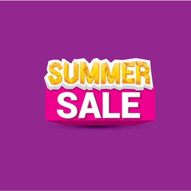 vektör yaz satış etiket veya etiket