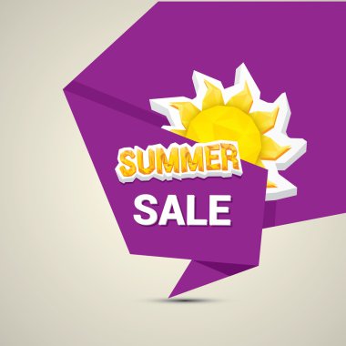 vektör yaz satış etiket veya etiket