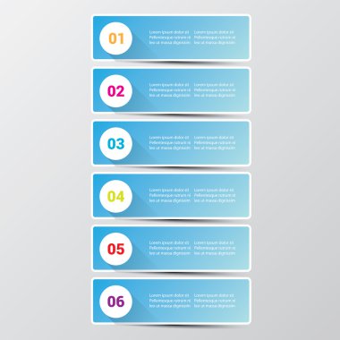 Soyut dijital illüstrasyon Infographic vektör.