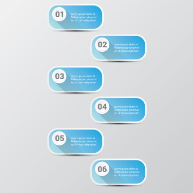 Soyut dijital illüstrasyon Infographic vektör.