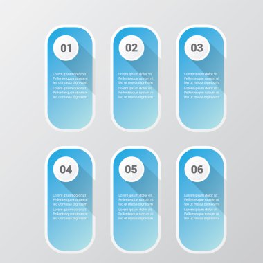 Soyut dijital illüstrasyon Infographic vektör.