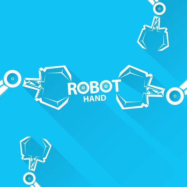 Διάνυσμα σύμβολο του ρομποτικού βραχίονα. χέρι ρομπότ. — Διανυσματικό Αρχείο