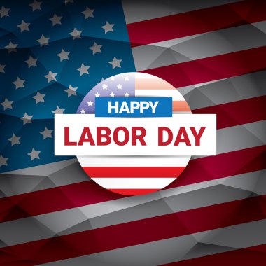 ABD emek gün vektör arka plan veya poster.