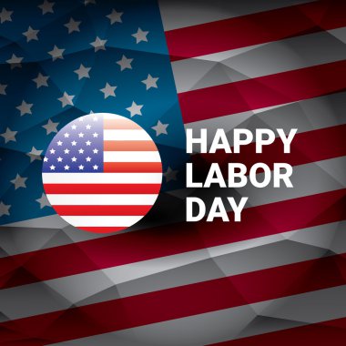 ABD emek gün vektör arka plan veya poster.