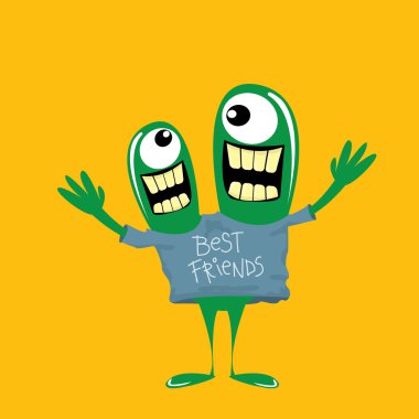 Vektör karikatür komik ejderha. Çizgi film dinozor.