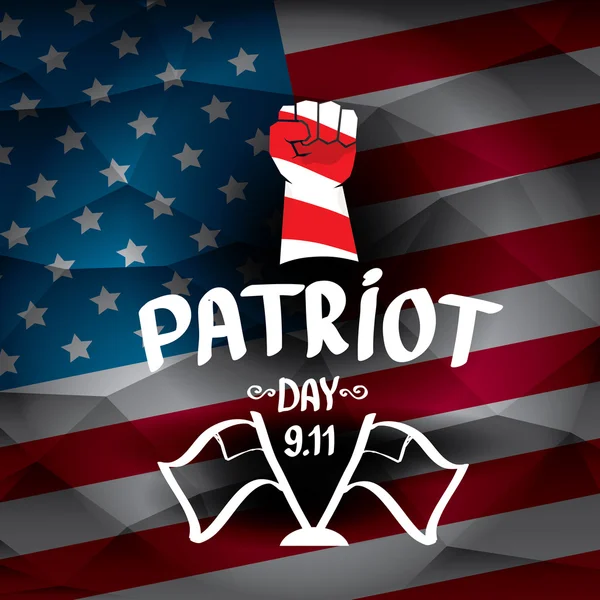 Patriot dag Usa achtergrond — Stockvector