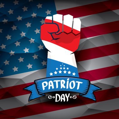 Vatansever gün Usa arka plan