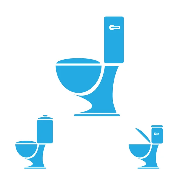 Symbole de toilettes vectorielles. signe de toilette — Image vectorielle