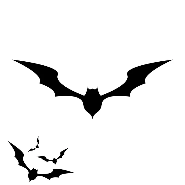 Vector halloween bat icono . — Archivo Imágenes Vectoriales