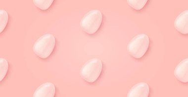 Yumuşak, yumuşak pastel, pürüzsüz, pürüzsüz bir arka plan ve düz yumurtalar. Paskalya tatilin kutlu olsun. Metin için alanı olan Paskalya yerleşimi veya afişi