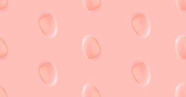 Yumuşak, yumuşak pastel, pürüzsüz, pürüzsüz bir arka plan ve düz yumurtalar. Paskalya tatilin kutlu olsun. Metin için alanı olan Paskalya yerleşimi veya afişi