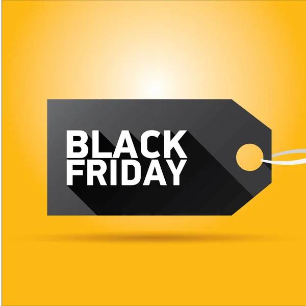 Siyah Cuma satış etiketi. vektör çizim