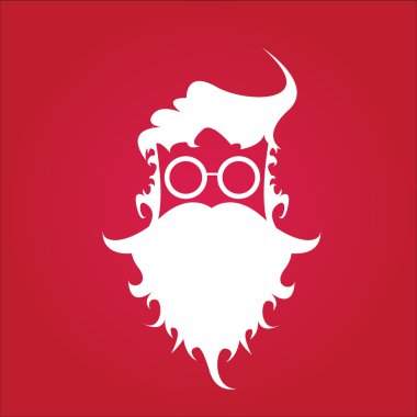 parti veya kart için Noel hipster poster.