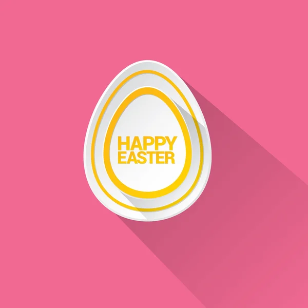 Glad påsk bakgrund och ägg. — Stock vektor