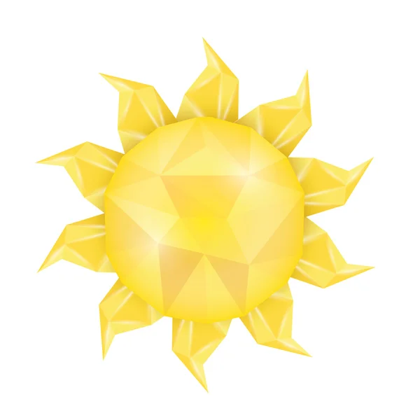 Sun icon . Vector illustration — Stock Vector