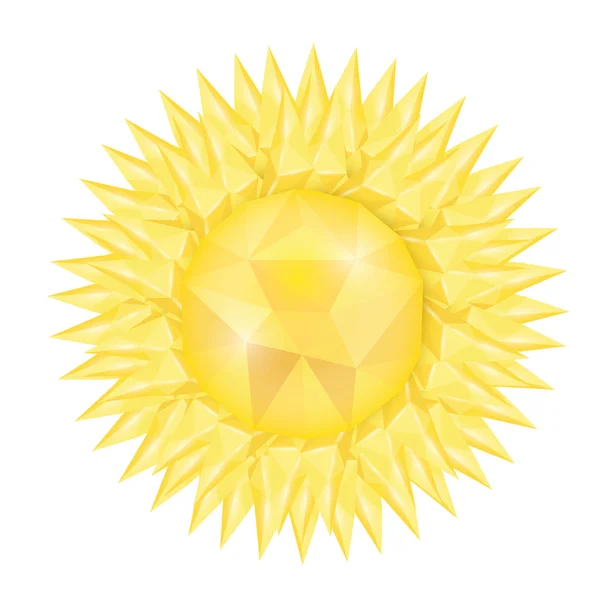 Sun icon . Vector illustration — Stock Vector