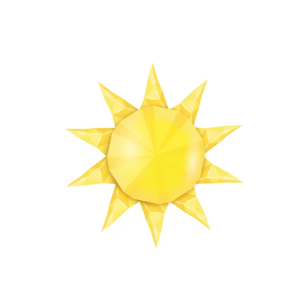 Sonnensymbol. Vektorillustration — Stockvektor