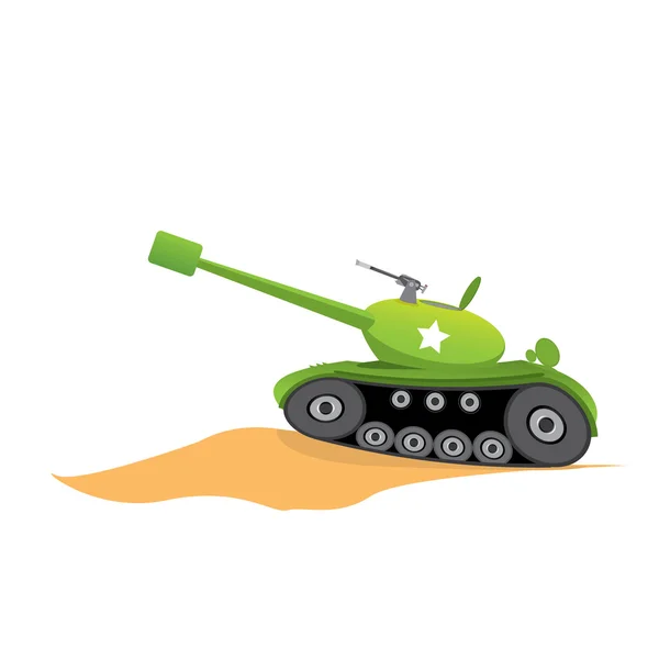 벡터 육군 탱크입니다. 군사 탱크입니다. 육군 기계. — 스톡 벡터