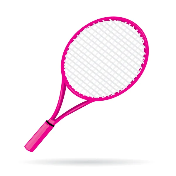 Equipamento desportivo vetorial. raquete de tênis . — Vetor de Stock