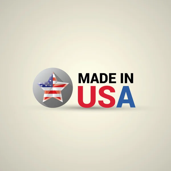 Made in usa icon - Vektor — Stockvektor