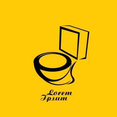 Tuvalet simge vektör. tuvalet işareti
