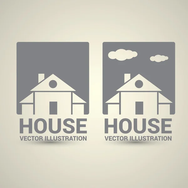 Абстрактный шаблон дизайна логотипа недвижимости . — стоковый вектор