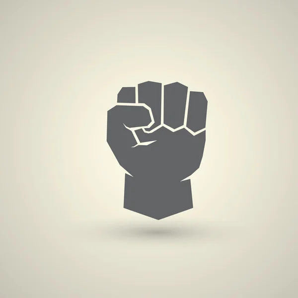 özgürlük kavramı. vektör yumruk simgesi