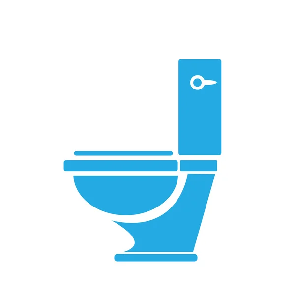 Symbole de toilettes vectorielles. signe de toilette — Image vectorielle