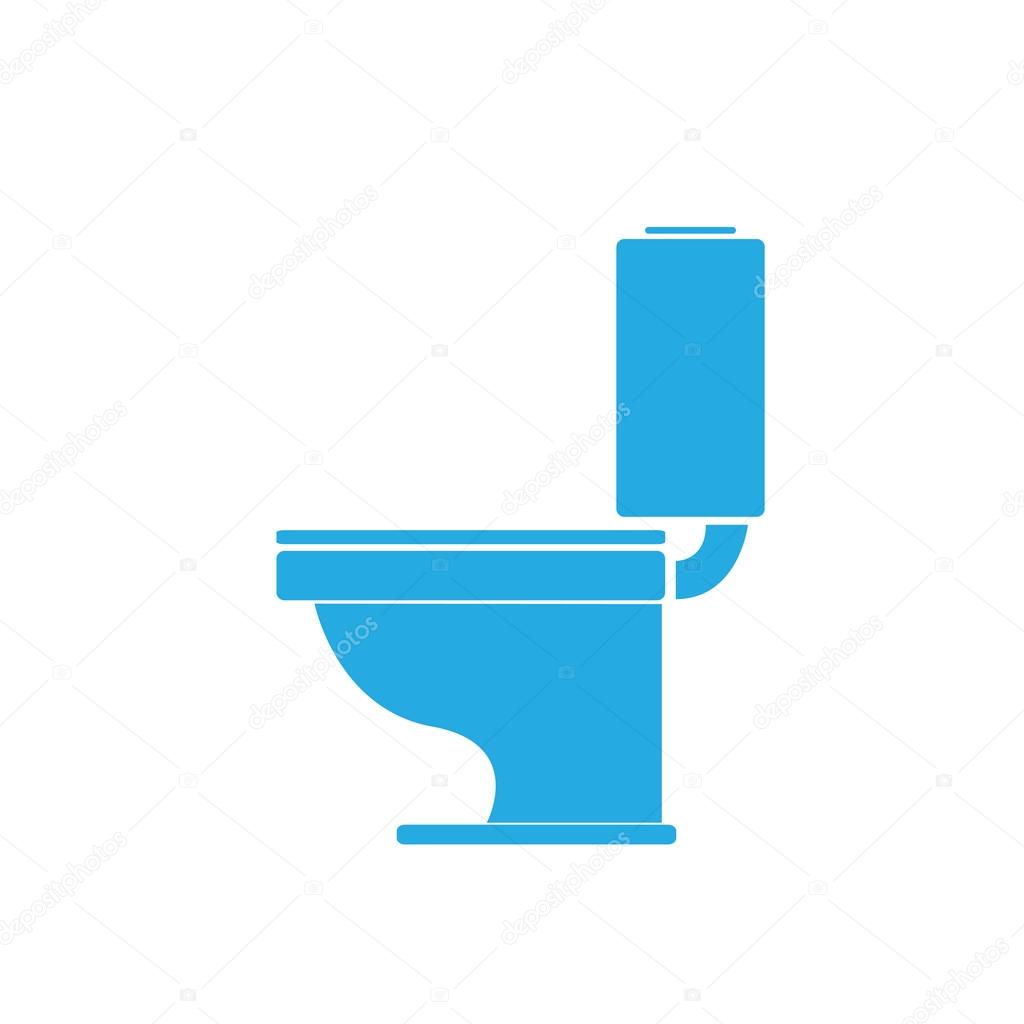 Vector Toilet symbol. toilet sign. toilet bowl