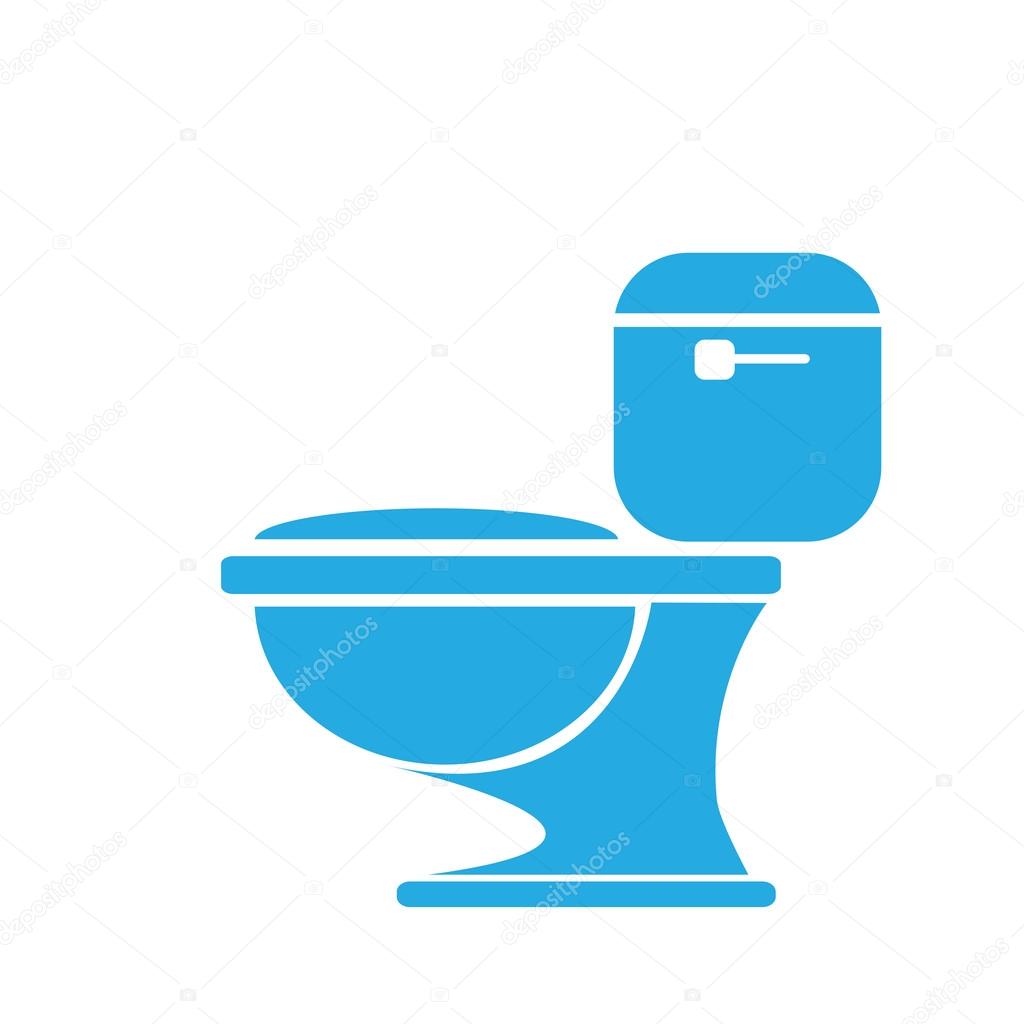 Vector Toilet symbol. toilet sign. toilet bowl