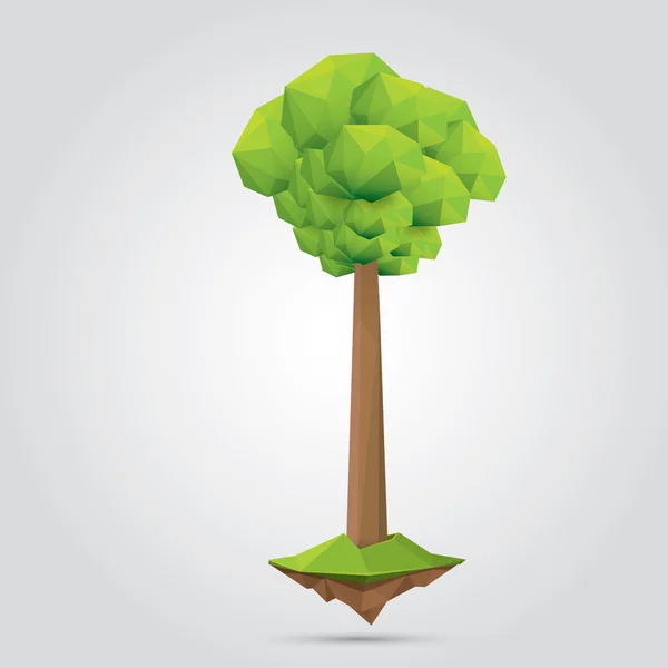 Koncepcyjne drzewo wielokąta. wektorowych ilustracji — Wektor stockowy