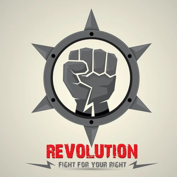 sıkılmış yumruk. vektör yumruk simgesi. devrim yumruk. 