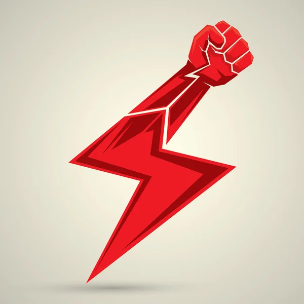 vektör yumruk simgesi. devrim yumruk. 