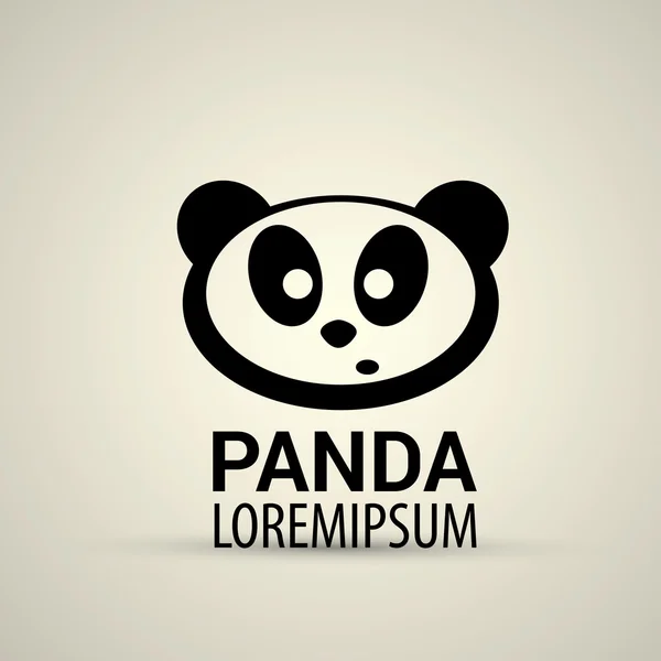 Icône de panda — Image vectorielle