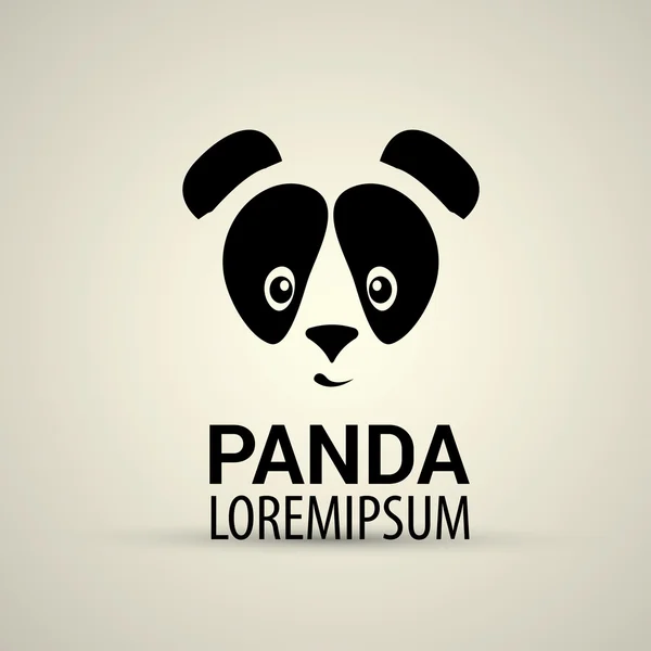 Ikona panda — Stockový vektor