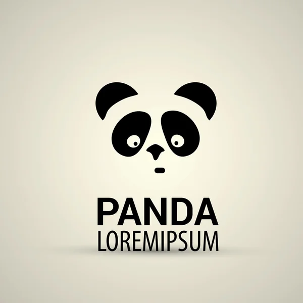 Ikona panda — Stockový vektor
